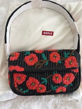 NWT STAUD Tommy Bag Poppy